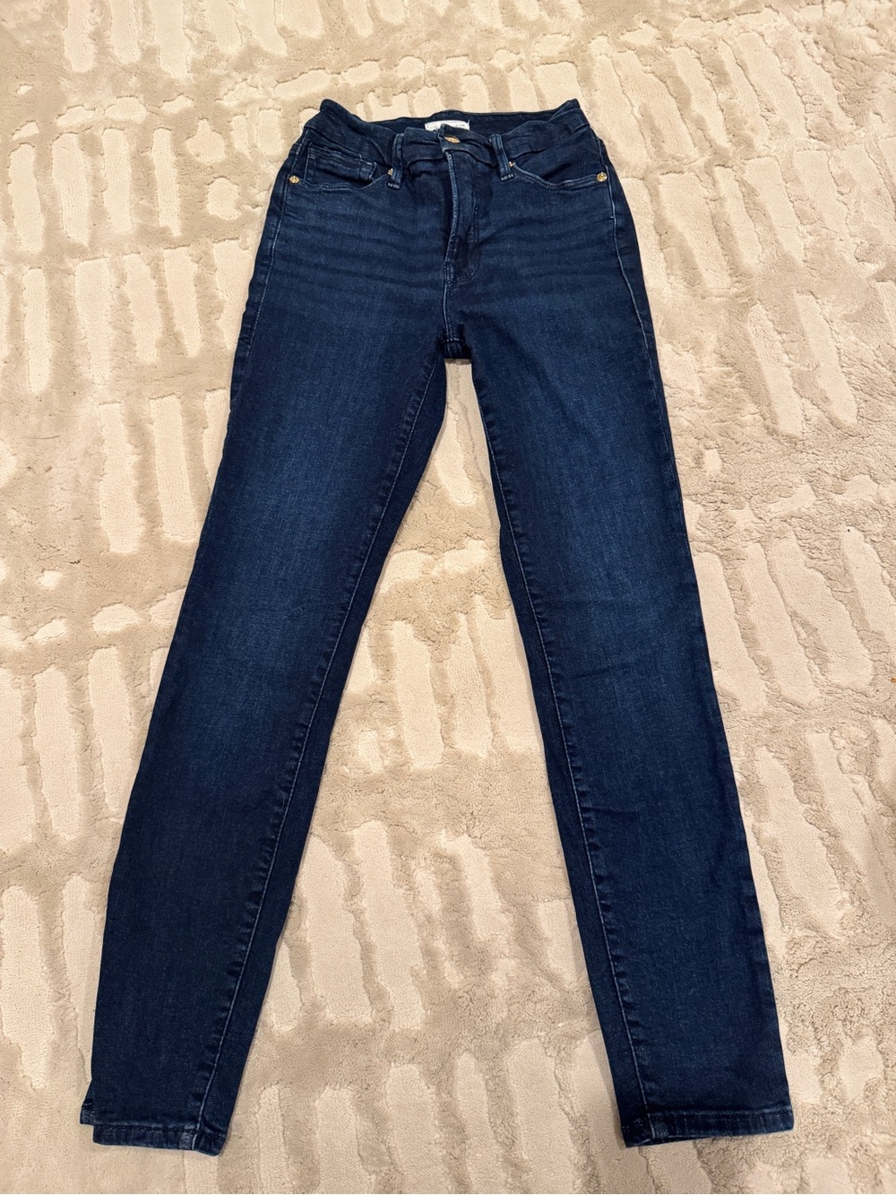 Good American Dark Blue Skinny Jeans